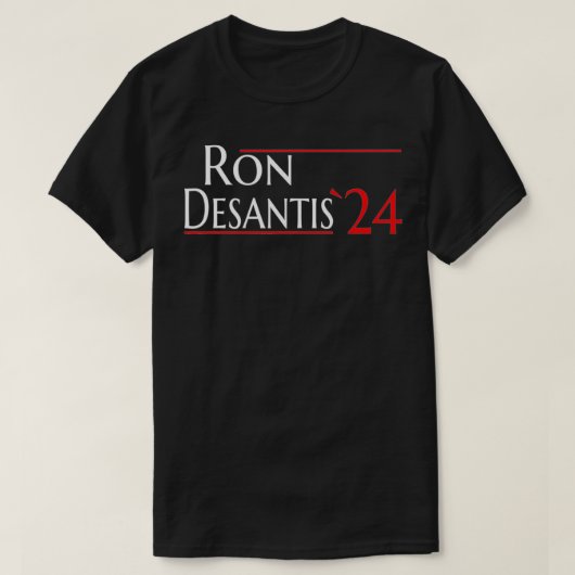 Ron Desantis voor President 2024 Desantis Campaign T-shirt (Design voorkant)