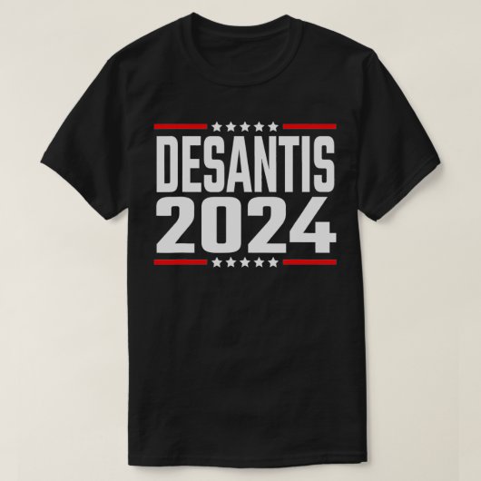 Ron Desantis voor President 2024 Desantis Campaign T-shirt (Design voorkant)