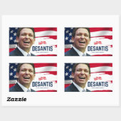 Ron DeSantis voor President 2024 Rechthoekige Sticker (Vel)