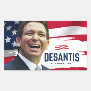 Ron DeSantis voor President 2024 Rechthoekige Sticker