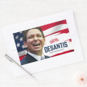 Ron DeSantis voor President 2024 Rechthoekige Sticker (Envelop)