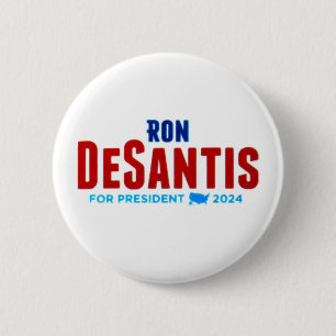 Ron DeSantis voor President 2024 Ronde Button 5,7 Cm