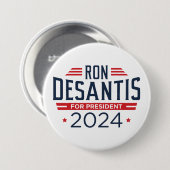 Ron DeSantis voor President 2024 Ronde Button 7,6 Cm (Voorkant /achterkant)