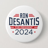 Ron DeSantis voor President 2024 Ronde Button 7,6 Cm (Voorkant)