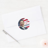 Ron DeSantis voor President 2024 Ronde Sticker (Envelop)