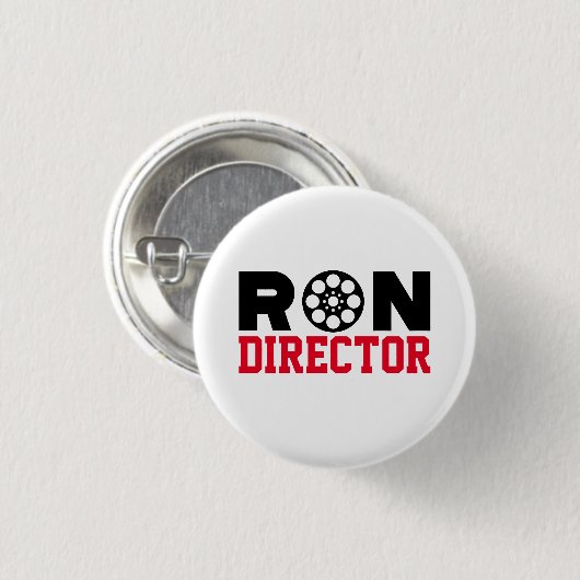 Ron Director Ronde Button 3,2 Cm (Voorkant /achterkant)