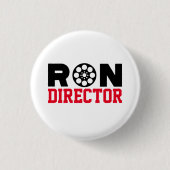 Ron Director Ronde Button 3,2 Cm (Voorkant)