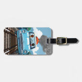 Ron & HARRY POTTER™ in vliegende auto naar HOGWART Bagagelabel (Voorkant horizontaal)