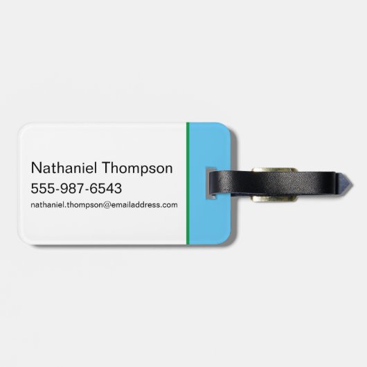 Ron & HARRY POTTER™ in vliegende auto naar HOGWART Bagagelabel (Achterkant horizontaal)