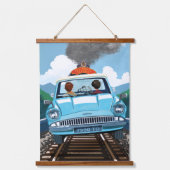 Ron & HARRY POTTER™ in vliegende auto naar HOGWART Hangend Wandkleed (Voorkant)