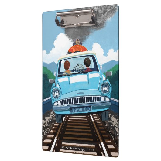 Ron & HARRY POTTER™ in vliegende auto naar HOGWART Klembord (Links)