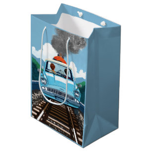 Ron & HARRY POTTER™ in vliegende auto naar HOGWART Medium Cadeauzakje