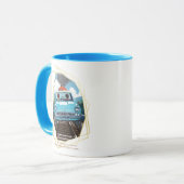 Ron & HARRY POTTER™ in vliegende auto naar HOGWART Mok (Voorkant links)