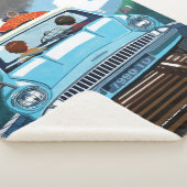 Ron & HARRY POTTER™ in vliegende auto naar HOGWART Sherpa Deken (3/4)