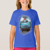 Ron & HARRY POTTER™ in vliegende auto naar HOGWART T-shirt (Voorkant)