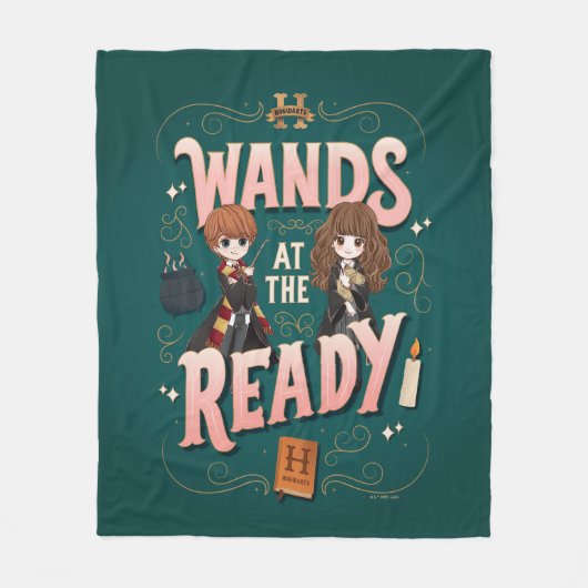 Ron & Hermelien Wands bij de Klaar Fleece Deken (Voorkant)