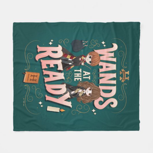 Ron & Hermelien Wands bij de Klaar Fleece Deken (Voorkant (Horizontaal))