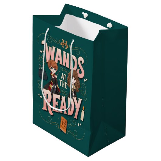 Ron & Hermelien Wands bij de Klaar Medium Cadeauzakje (Voorkant Gekanteld)