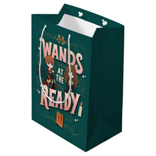 Ron & Hermelien Wands bij de Klaar Medium Cadeauzakje (Achterkant Gekanteld)