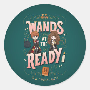 Ron & Hermelien Wands bij de Klaar Ronde Sticker