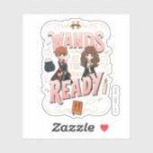 Ron & Hermelien Wands bij de Klaar Sticker (Vel)