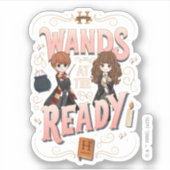 Ron & Hermelien Wands bij de Klaar Sticker (Voorkant)