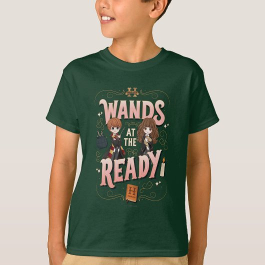 Ron & Hermelien Wands bij de Klaar T-shirt (Voorkant)