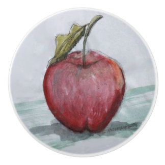 Ron Hevener Apple Knob Keramische Knop