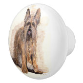 Ron Hevener . . "Briard" . . . Keramische Knop (Rechts)