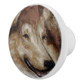 Ron Hevener Collie Dog Keramische Knop (Rechts)