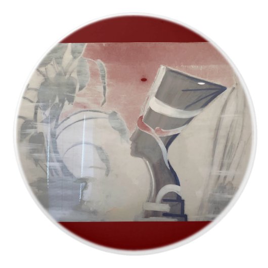 Ron Hevener Exotic Keramische Knop (Voorkant)