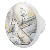 Ron Hevener Familietijd Keramische Knop (Rechts)