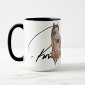 Ron Hevener "Fate of the Stallion" handtekening Mok (Links)