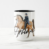Ron Hevener "Fate of the Stallion" handtekening Mok (Midden)