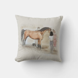 Ron Hevener "Fate of the Stallion" Kussen