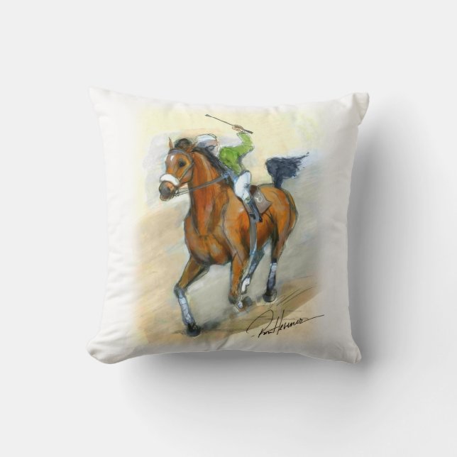Ron Hevener "Fate of the Stallion" Kussen (Voorkant)