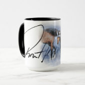 Ron Hevener "Fate of the Stallion" Signature Mok (Voorkant links)