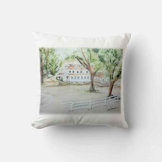 Ron Hevener "Fate of the Stallion "Throw Pillow Kussen (Voorkant)