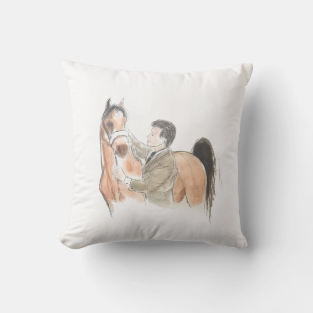 Ron Hevener "Fate the of the Stallion" Kussen (Voorkant)