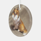 Ron Hevener Glas Ornament (Voorkant links)