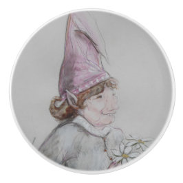 Ron Hevener Lady Garden Spirit Keramische Knop