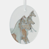 Ron Hevener Smooth Collie Ornament (Voorkant Rechts)