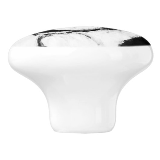 Ron Hevener Touch of Class Boston Terrier Keramische Knop (Zijkant)