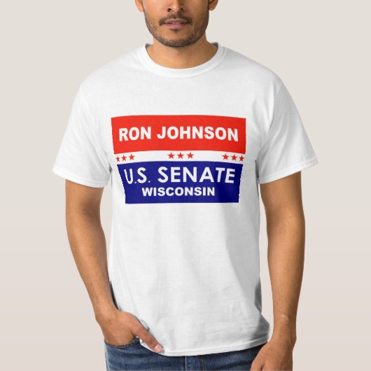 Ron Johnson US Senate Wisconsin 2022 T-shirt (Voorkant)
