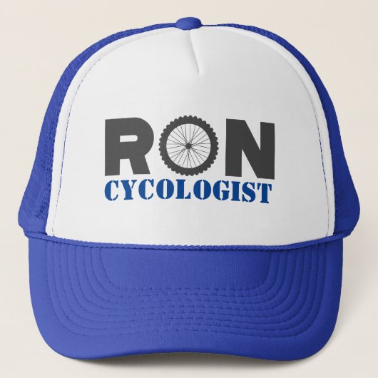 Ron Mountain Biker Trucker Hat Trucker Pet (Voorkant)
