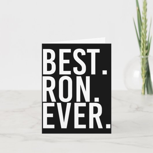 Ron ooit grappige mannen vaders cadeau idee presta kaart (Voorkant)