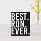 Ron ooit grappige mannen vaders cadeau idee presta kaart (Gele Bloem)
