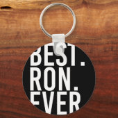 Ron ooit grappige mannen vaders cadeau idee presta sleutelhanger (Voorkant)