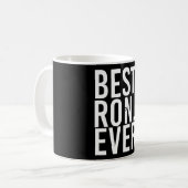 Ron ooit grappige mannen vaders cadeau idee uitvoe koffiemok (Voorkant links)
