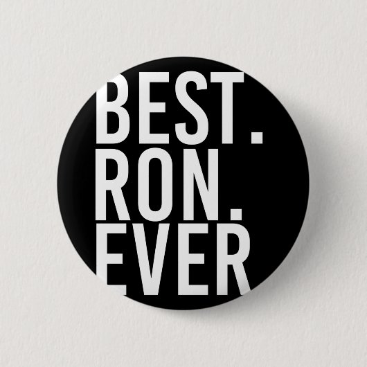 Ron ooit grappige mannen vaders cadeau idee uitvoe ronde button 5,7 cm (Voorkant)